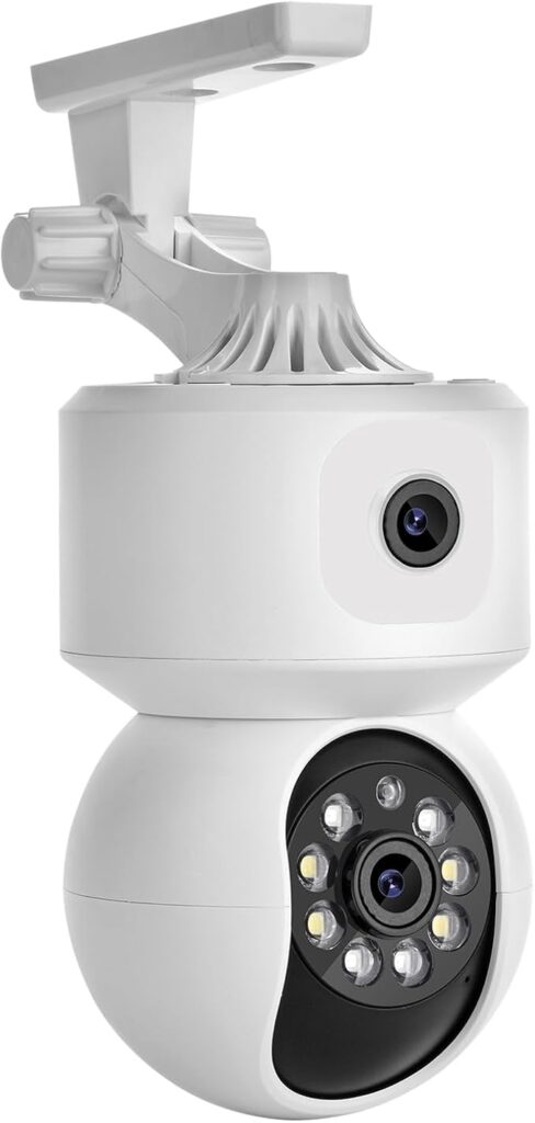 1080P HD Kablolu Güvenlik Kamerası WiFi Kamera 360° Hareket Takipli 3 MP