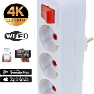 4K MEDEM PRİZ GİZLİ BEBEK BAKICI KAMERA İP WİFİ TAKİP İZLEME