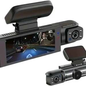 Araç İçi Kamera 3.16” Ekran, 170° Geniş Açı, Gece Görüş, G-Sensörlü